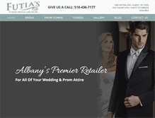 Tablet Screenshot of futias-formalwear.com